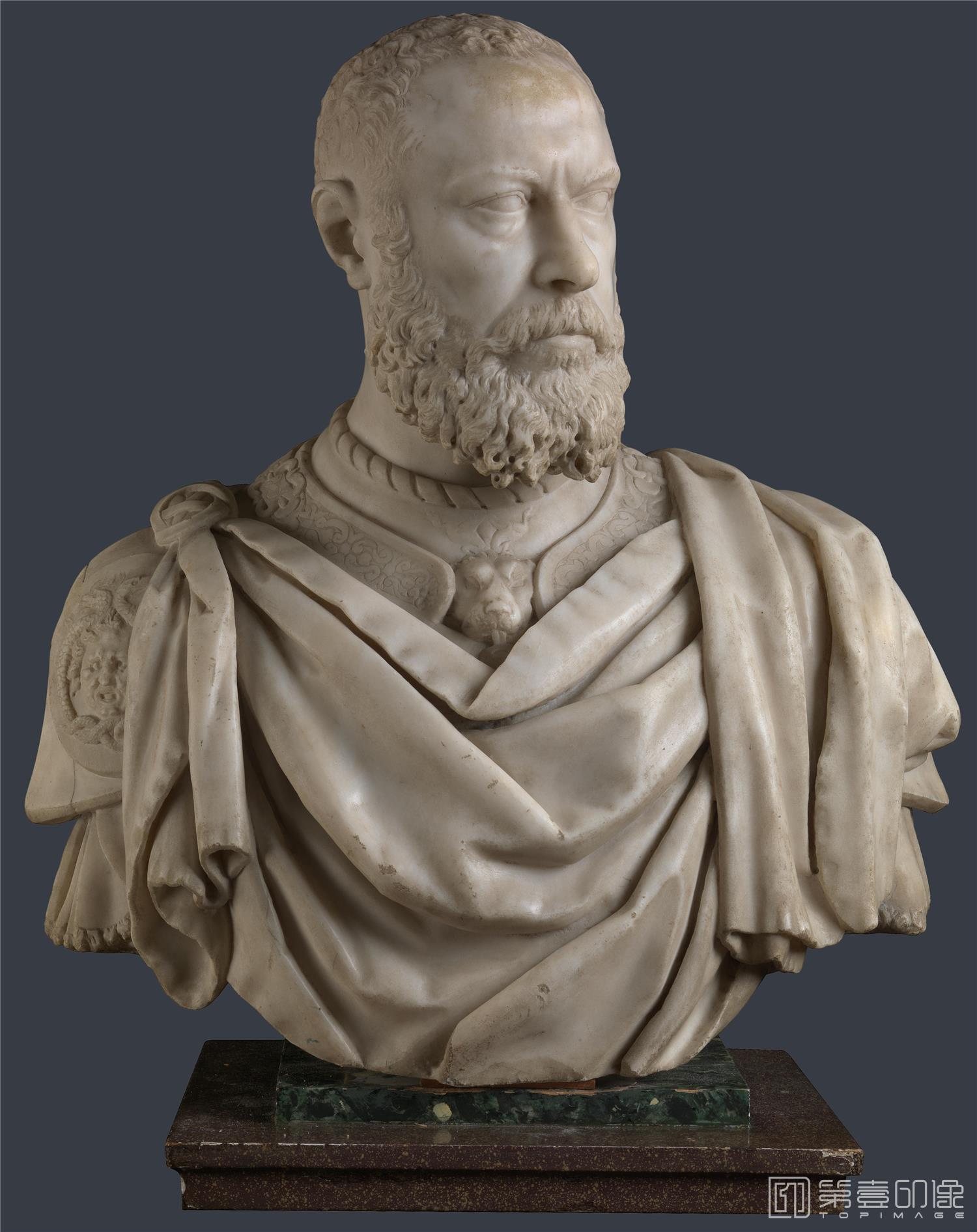 雕塑-大英博物馆藏画-Italian - Bust Portrait of Leonardo Rinaldi-1174